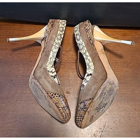 Latitude‎ Femme Women's Brown Suede Animal Print Shoes EU Size 40 US 9 - Picture 4 of 10